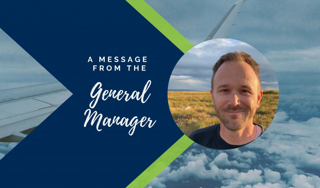 Message from the GM - Jeff